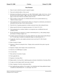 Instructions for Form CC-1301 Capias - Virginia, Page 3