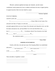 Withdrawal of Criminal Case - Virginia, Page 2