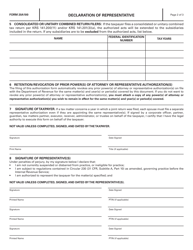 Form 20A100 Declaration of Representative - Kentucky, Page 2