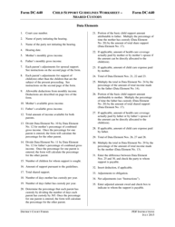 Instructions for Form DC-640 Child Support Guidelines Worksheet - Shared Custody - Virginia, Page 3