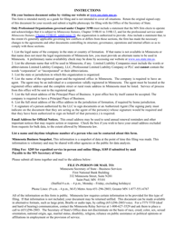 Foreign Limited Liability Company Certificate of Authority to Transact Business in Minnesota - Minnesota, Page 4