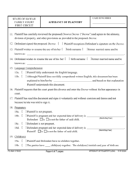 Form 1F-P-333A Affidavit of Plaintiff - Hawaii, Page 4