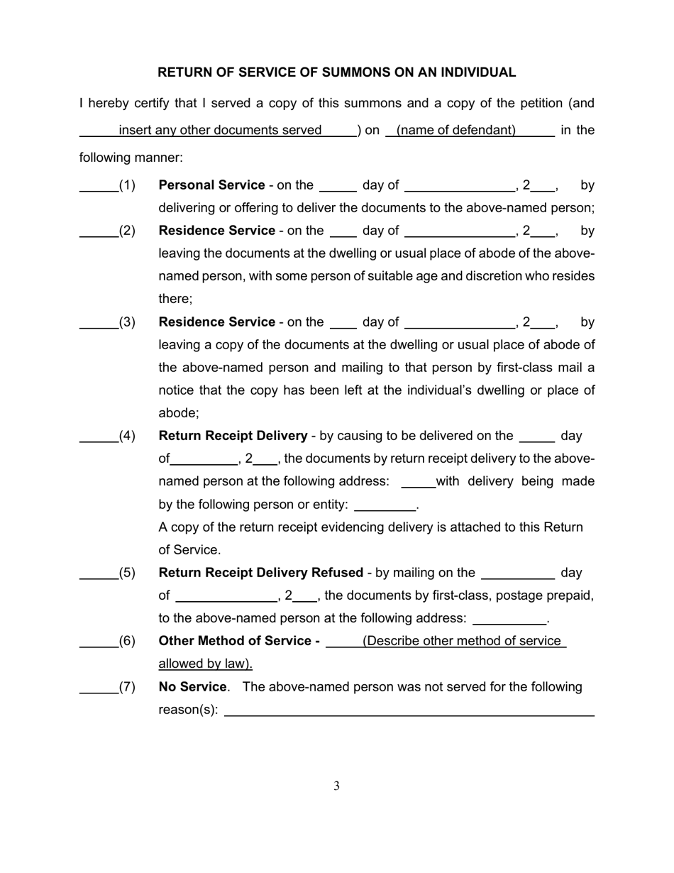 Third-Party Summons - Kansas, Page 3