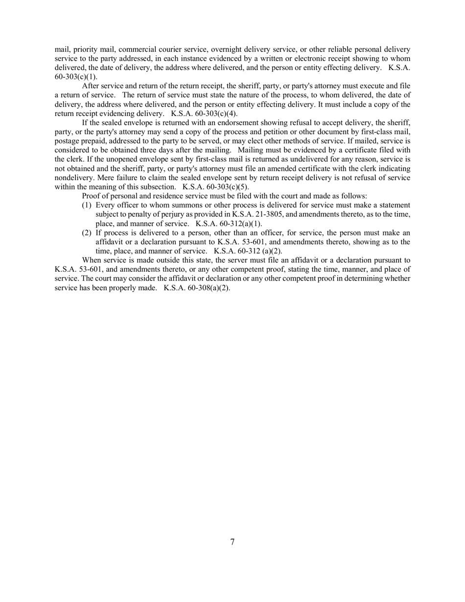 Third-Party Summons - Kansas, Page 7