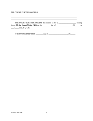 Form 243 Qualified Residential Treatment Program Placement Hearing Journal Entry and Order - Kansas, Page 3