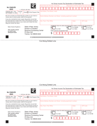 Form NJ-1040-ES Gross Income Tax Declaration of Estimated Tax - New Jersey, Page 2