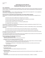 Form GIT-317 Sheltered Workshop Tax Credit - New Jersey, Page 3