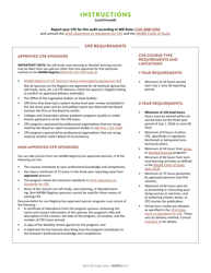 Cpe Audit Form for the Three-Year Reporting Period July 1, 2018-june 30, 2021 - Minnesota, Page 2