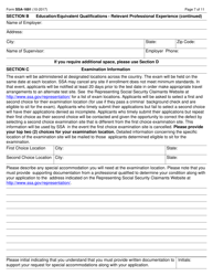 Form SSA-1691 Eligible Non-attorney Representative Application, Page 7