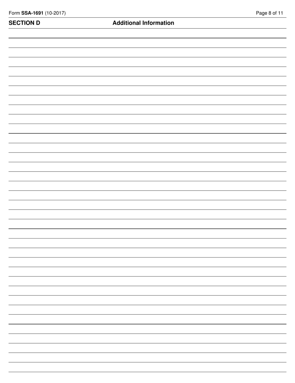 Form SSA-1691 Eligible Non-attorney Representative Application, Page 8