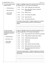 Form SSA-3377-BK Function Report - Child Age 3 to 6th Birthday, Page 8