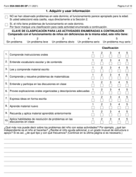 Formulario SSA-5665-BK-SP Cuestionario Para Maestros (Spanish), Page 4