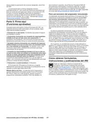 Instrucciones para IRS Formulario 941-PR Planilla Para La Declaracion Federal Trimestral Del Patrono (Puerto Rican Spanish), Page 23