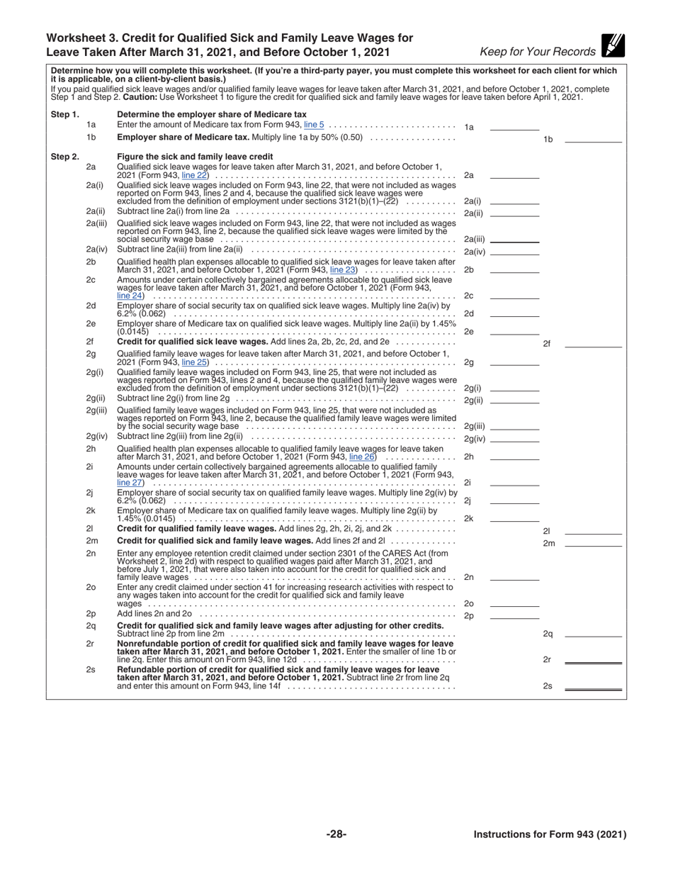 Instructions for IRS Form 943 Employers Annual Federal Tax Return for Agricultural Employees, Page 28