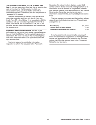 Instructions for IRS Form 945-A Annual Record of Federal Tax Liability, Page 6