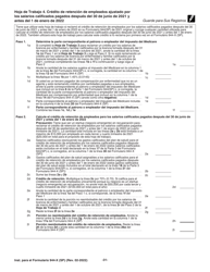 Instrucciones para IRS Formulario 944-X (SP) Ajuste a La Declaracion Federal Anual Del Empleador O Reclamacion De Reembolso (Spanish), Page 31
