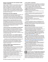 Instrucciones para IRS Formulario 944-X (SP) Ajuste a La Declaracion Federal Anual Del Empleador O Reclamacion De Reembolso (Spanish), Page 7