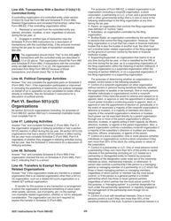 Instructions for IRS Form 990-EZ Short Form Return of Organization Exempt From Income Tax, Page 25