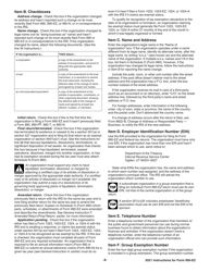 Instructions for IRS Form 990-EZ Short Form Return of Organization Exempt From Income Tax, Page 8