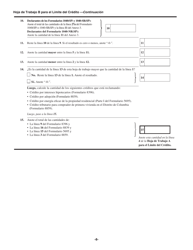 Instrucciones para IRS Formulario 1040(SP) Anexo 8812 Creditos Por Hijos Calificados Y Otros Dependientes (Spanish), Page 8