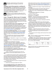Instructions for IRS Form 1040-X Amended U.S. Individual Income Tax Return, Page 5