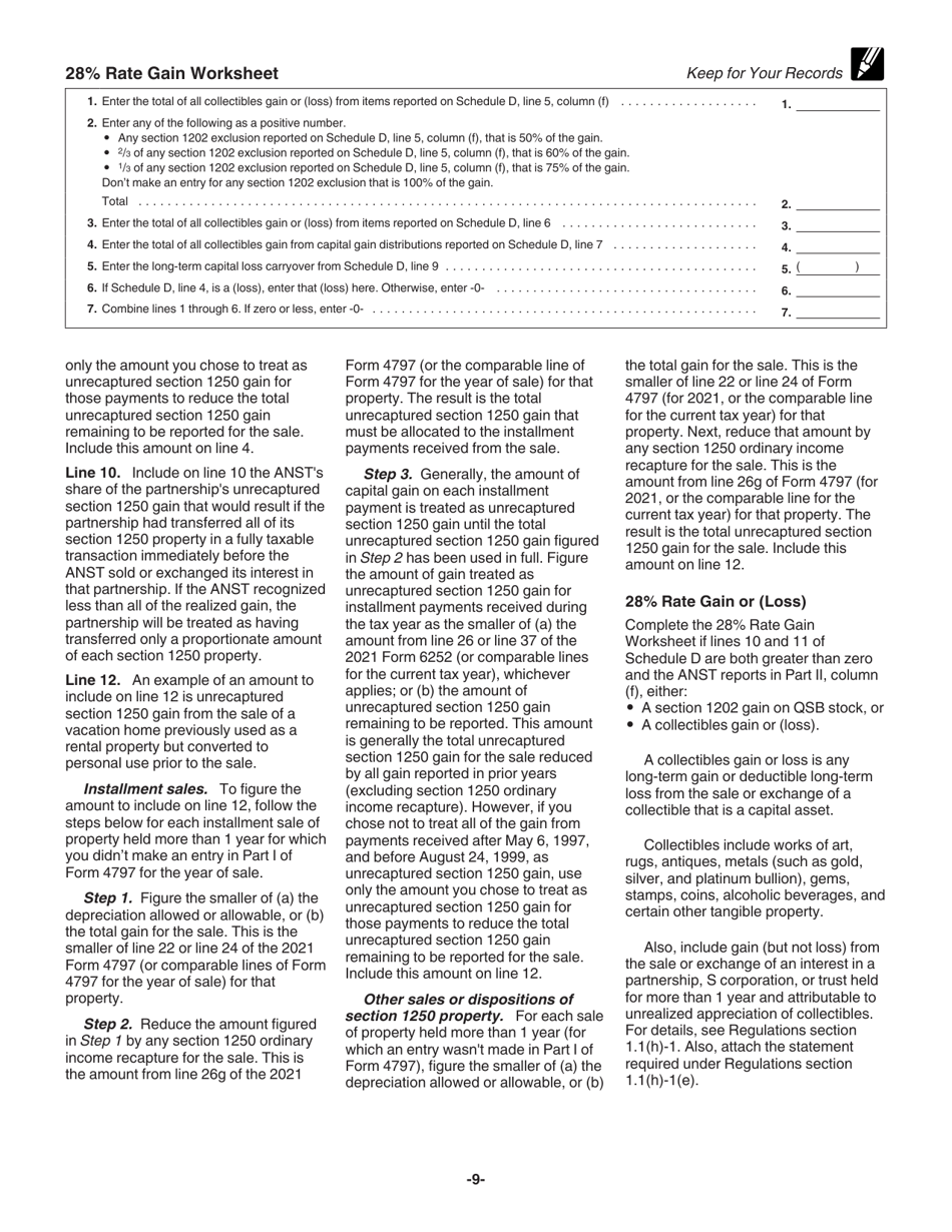 Instructions for IRS Form 1041-N U.S. Income Tax Return for Electing Alaska Native Settlement Trusts, Page 9
