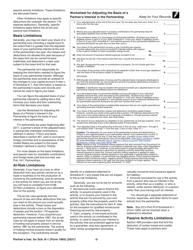 Instructions for IRS Form 1065 Schedule K-1 Partner&#039;s Share of Income, Deductions, Credits, Etc., Page 3