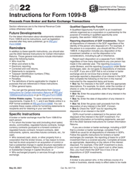 Instructions for IRS Form 1099-B Proceeds From Broker and Barter Exchange Transactions