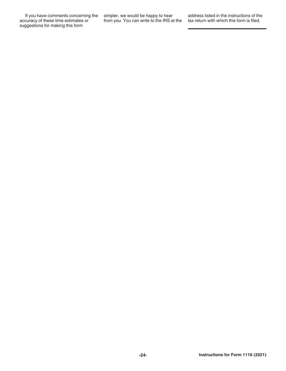 Instructions for IRS Form 1116 Foreign Tax Credit (Individual, Estate, or Trust), Page 24