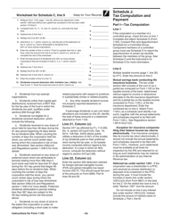 Instructions for IRS Form 1120 U.S. Corporation Income Tax Return, Page 19
