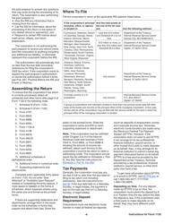 Instructions for IRS Form 1120 U.S. Corporation Income Tax Return, Page 4