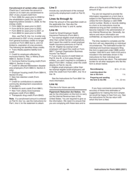 Instructions for IRS Form 3800 General Business Credit, Page 6
