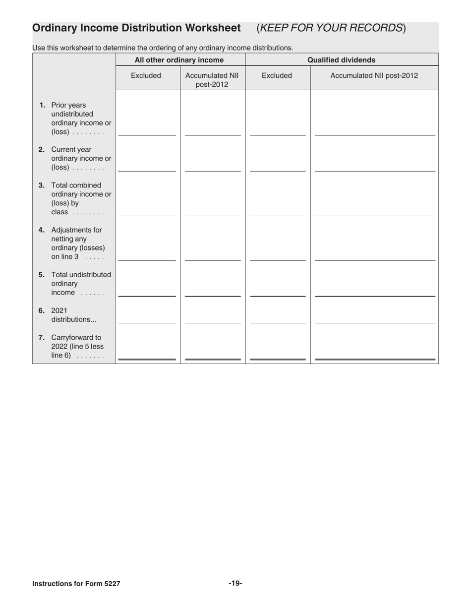 Instructions for IRS Form 5227 Split-Interest Trust Information Return, Page 19