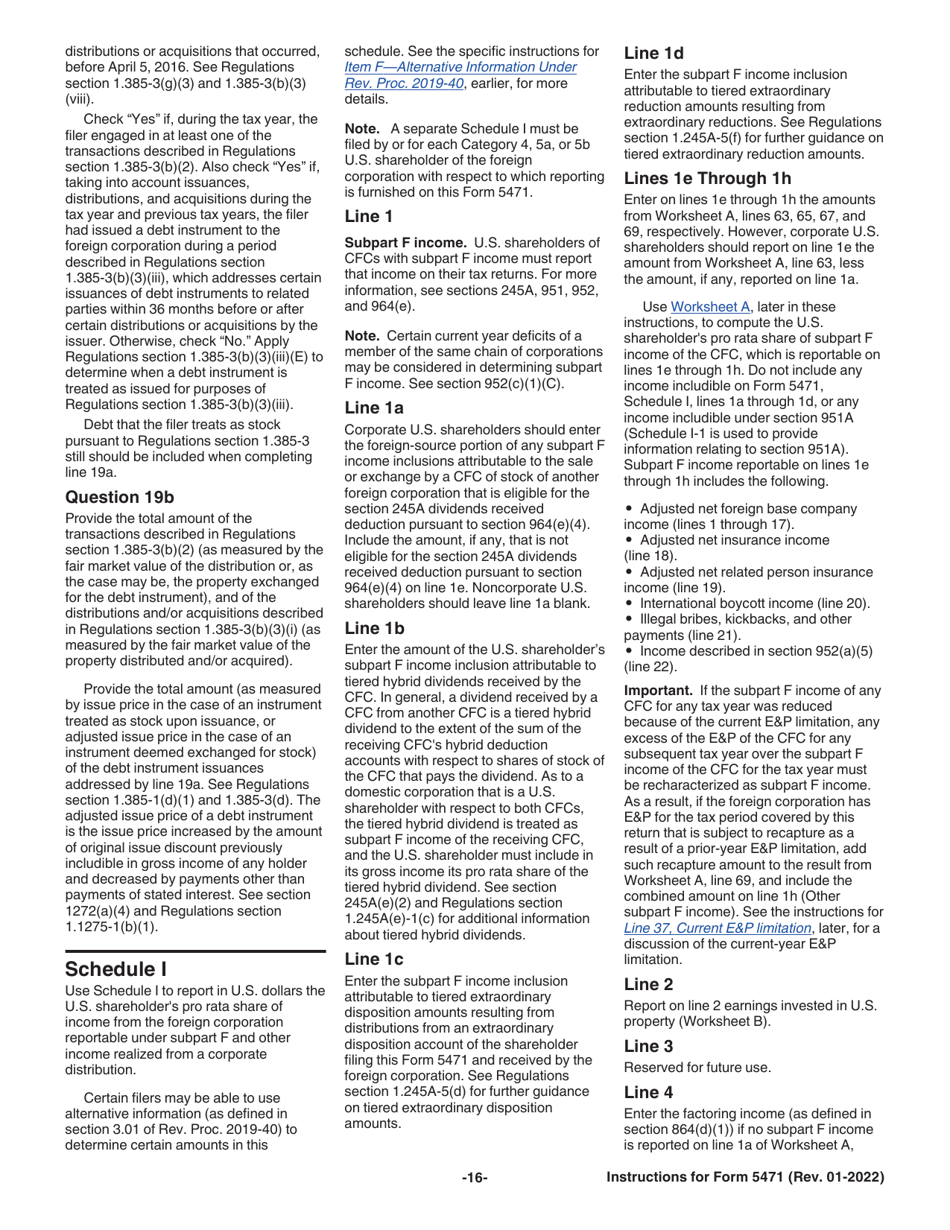 Instructions for IRS Form 5471 Information Return of U.S. Persons With Respect to Certain Foreign Corporations, Page 16