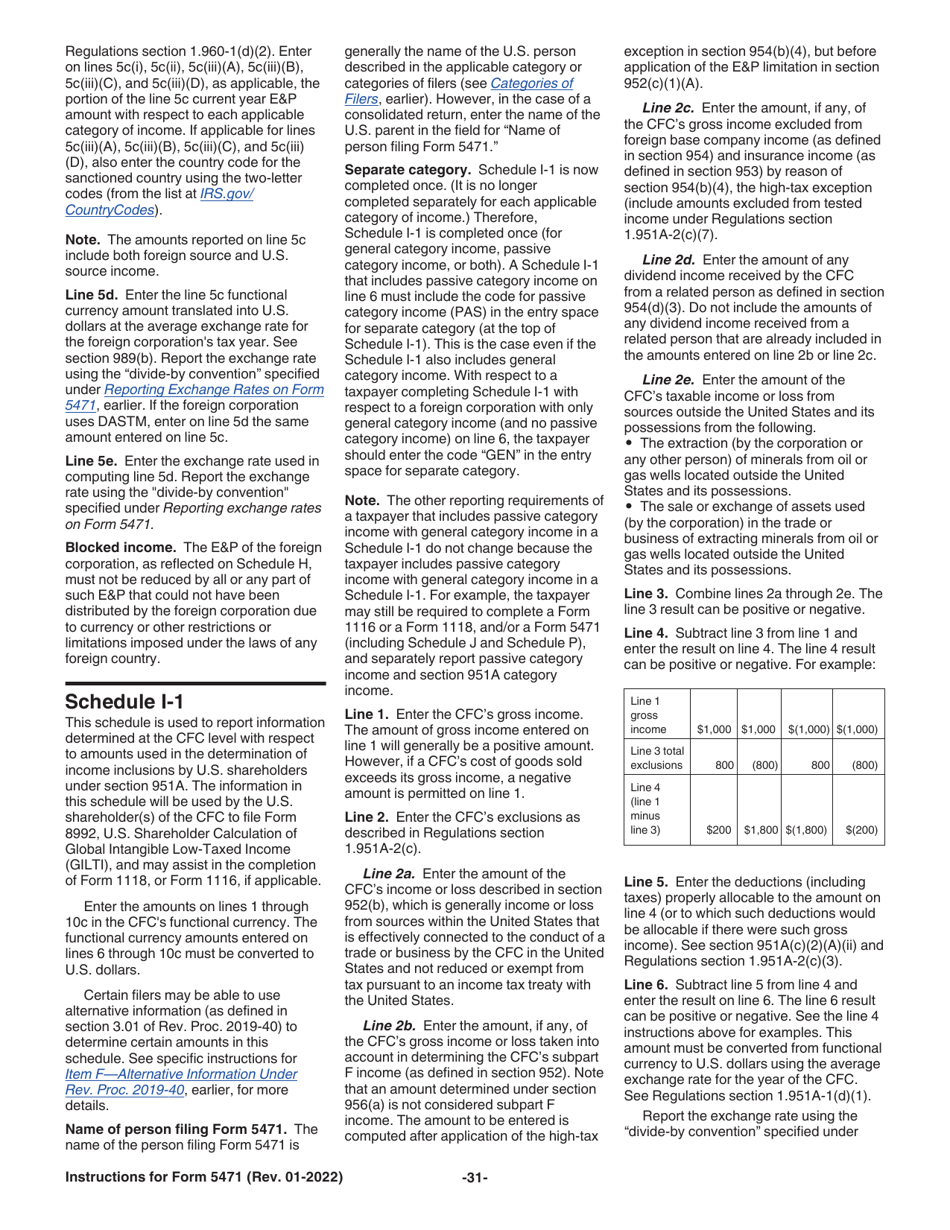 Instructions for IRS Form 5471 Information Return of U.S. Persons With Respect to Certain Foreign Corporations, Page 31