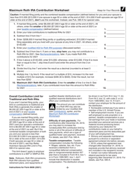 Instructions for IRS Form 8606 Nondeductible Iras, Page 3