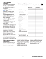 Instructions for IRS Form 8810 Corporate Passive Activity Loss and Credit Limitations, Page 8
