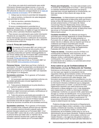 Instrucciones para IRS Formulario 8821 Autorizacion Para Recibir Informacion Tributaria (Spanish), Page 6