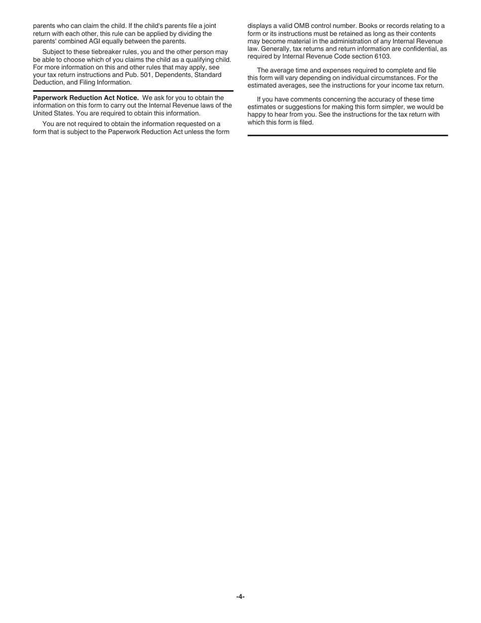 Instructions for IRS Form 8862 Information to Claim Certain Credits After Disallowance, Page 4