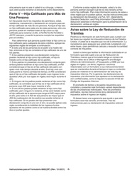 Instrucciones para IRS Formulario 8862(SP) Informacion Para Reclamar Ciertos Creditos Despues De Haber Sido Denegados (Spanish), Page 5