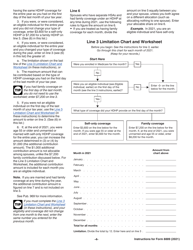Instructions for IRS Form 8889 Health Savings Accounts (Hsas), Page 4