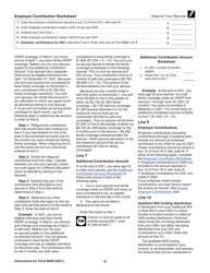 Instructions for IRS Form 8889 Health Savings Accounts (Hsas), Page 5