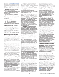 Instructions for IRS Form 8915-C Qualified 2018 Disaster Retirement Plan Distributions and Repayments, Page 2