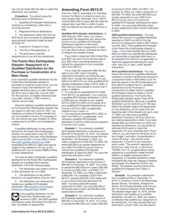 Instructions for IRS Form 8915-D Qualified 2019 Disaster Retirement Plan Distributions and Repayments, Page 3