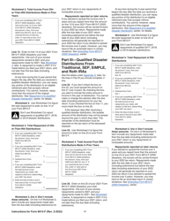 Instructions for IRS Form 8915-F Qualified Disaster Retirement Plan Distributions and Repayments, Page 7