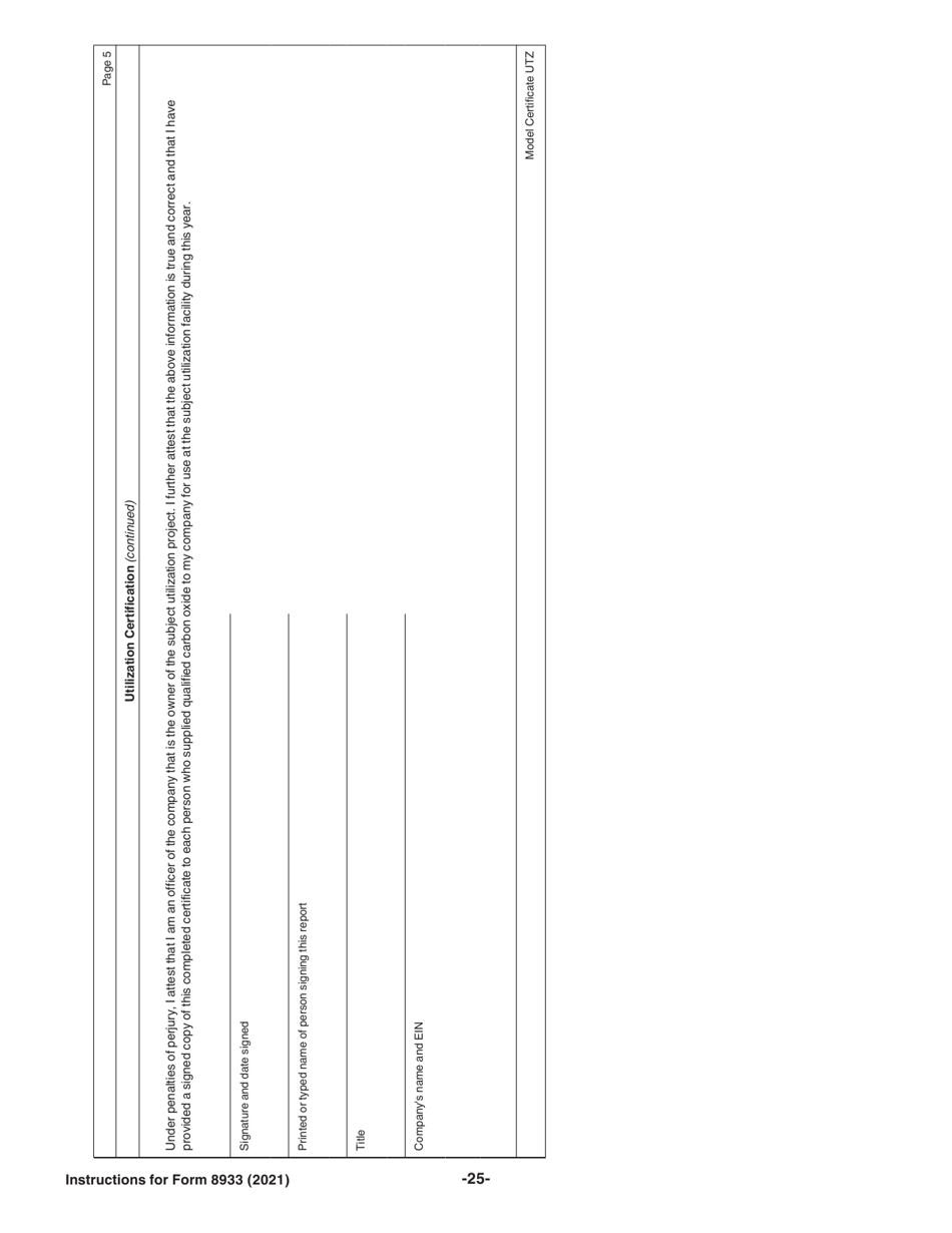 Instructions for IRS Form 8933 Carbon Oxide Sequestration Credit, Page 25