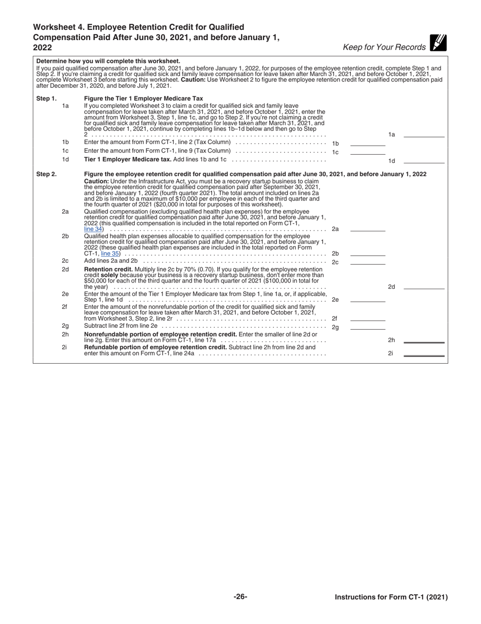 Instructions for IRS Form CT-1 Employers Annual Railroad Retirement Tax Return, Page 26