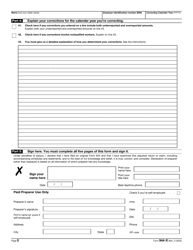 IRS Form 944-X Adjusted Employer&#039;s Annual Federal Tax Return or Claim for Refund, Page 5
