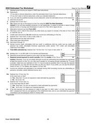 IRS Form 1040-ES Estimated Tax for Individuals, Page 8