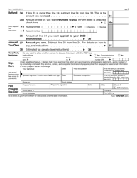 IRS Form 1040-SR U.S. Tax Return for Seniors, Page 3